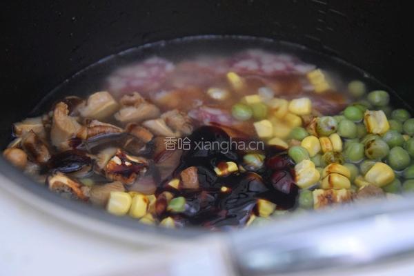 腊肠焖饭的做法图解7