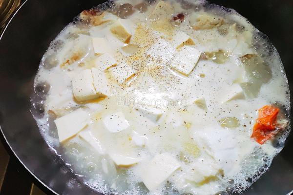 梭子蟹豆腐汤的做法图解7