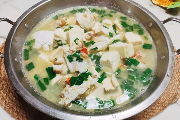 梭子蟹豆腐汤的做法图解9