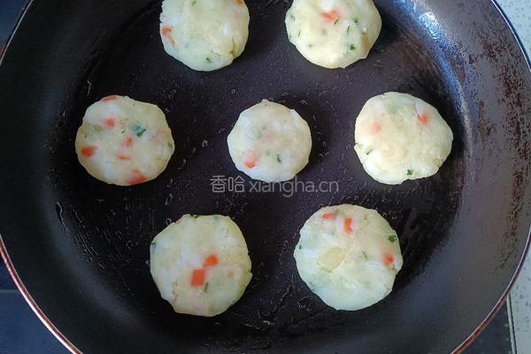 土豆米饭饼的做法图解9