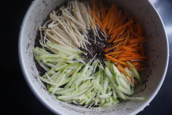 韩式拌饭的做法图解7
