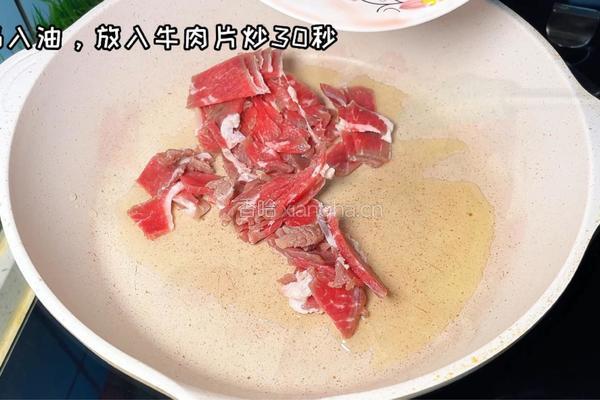 炒肉片的做法图解1