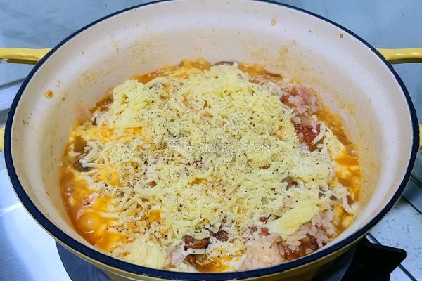 番茄牛肉芝士焗饭的做法图解7