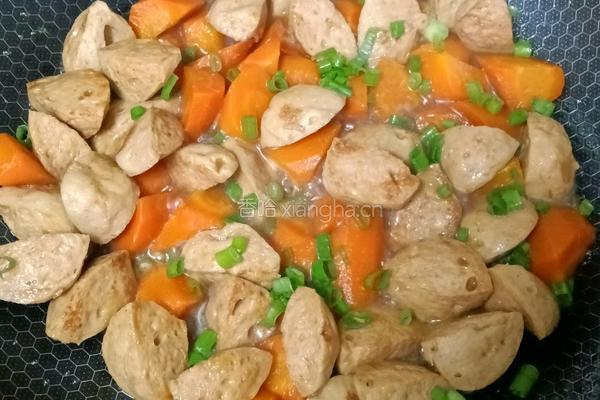 猪肉丸胡萝卜盖饭的做法图解9