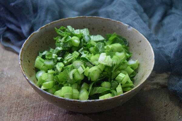菜心瘦肉粥的做法图解3