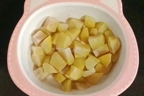 板栗红枣双米粥的做法图解3