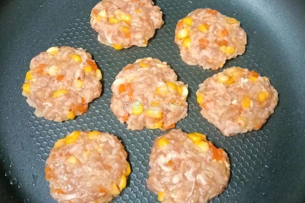 米饭时蔬猪肉饼的做法图解9