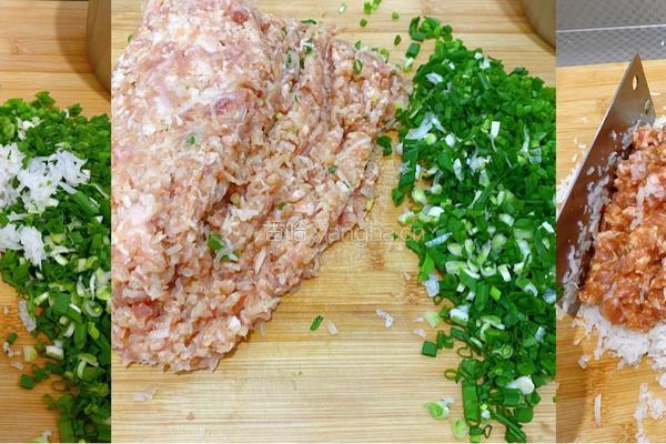 猪肉萝卜馅三色饺子的做法图解8
