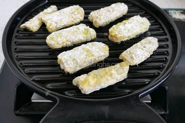 香煎青豆天贝的做法图解11