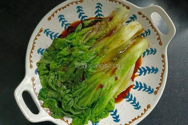蚝油生菜的做法图解10