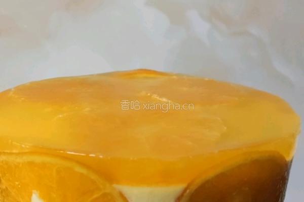 甜橙慕斯蛋糕的做法图解16
