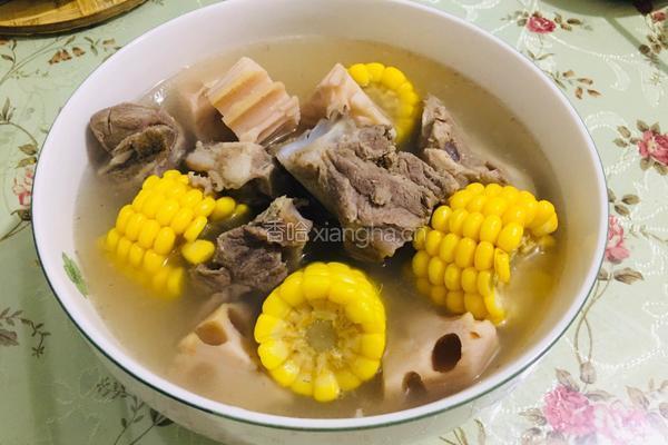 山药玉米排骨汤