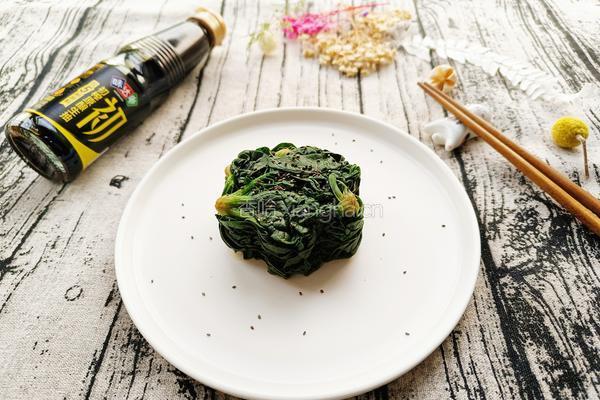 凉拌菠菜的做法图解10
