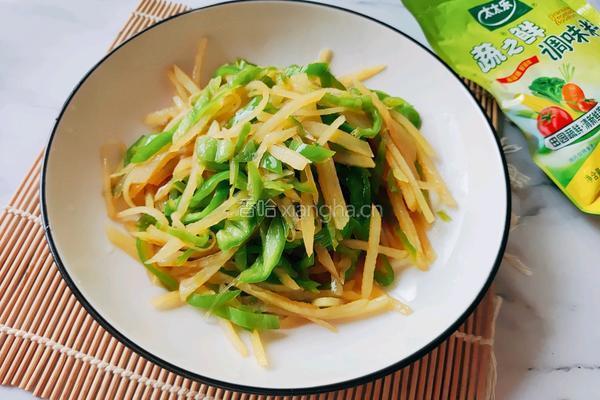 青椒土豆丝的做法图解7