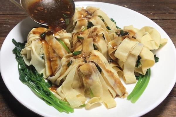 酱浇豆腐皮花的做法图解12