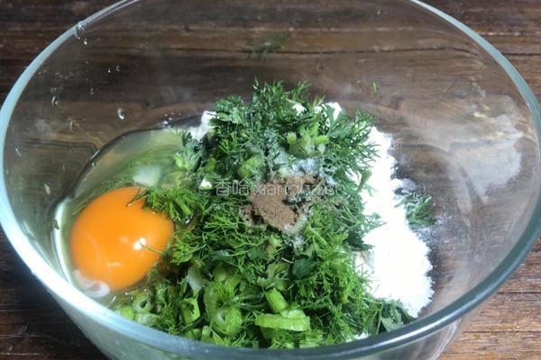 茴香饼的做法图解3