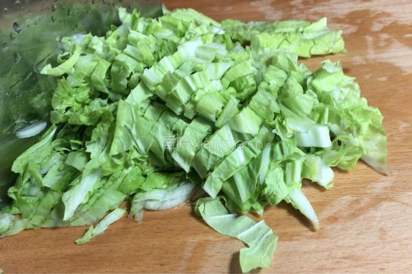 青菜酱卤面的做法图解1