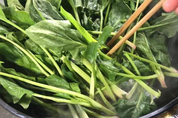 凉拌菠菜之（鸿运当头）的做法图解4