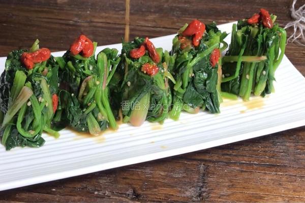 凉拌菠菜之（鸿运当头）的做法图解10
