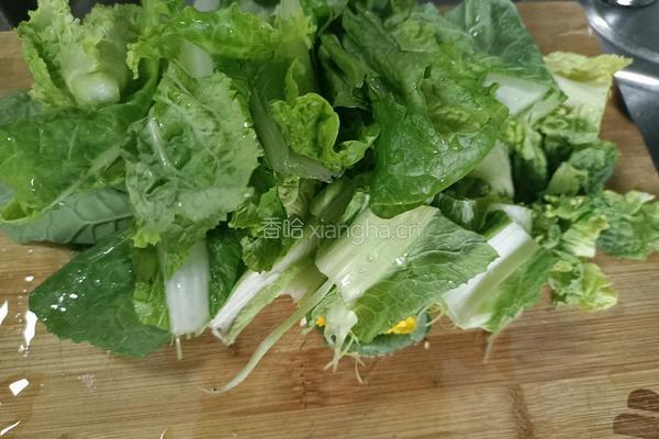 青菜炒米粉的做法图解4