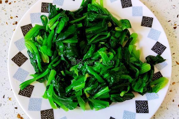 麻酱菠菜的做法图解4