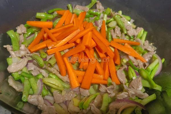 豆角焖面的做法图解6
