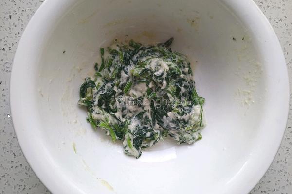 菠菜饼的做法图解6