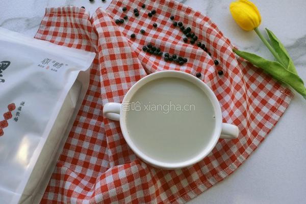 黑豆花生浓豆浆的做法图解7