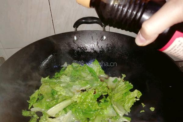 酱油生菜的做法图解4