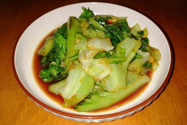 酱油生菜的做法图解6