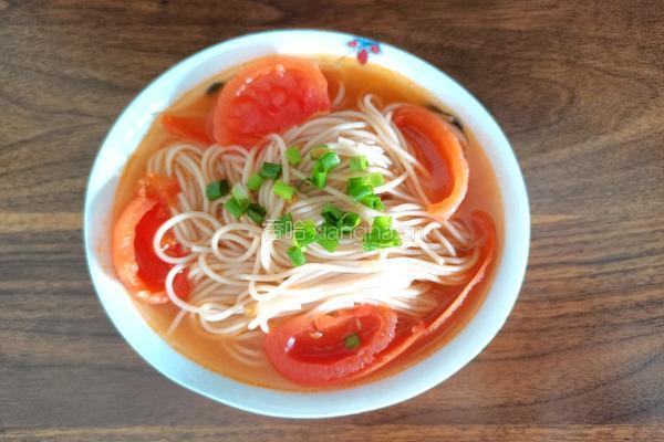 番茄原麦胚芽素面的做法图解6