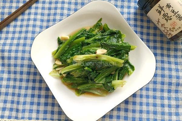 清炒油麦菜的做法图解1