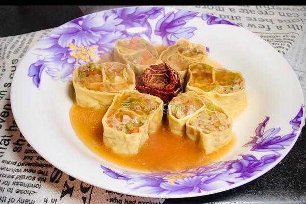 豆腐皮如意卷的做法图解10