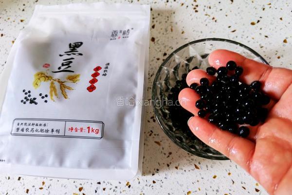 黑豆煎饼卷菜的做法图解1