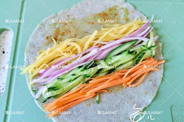 黑豆煎饼卷菜的做法图解14