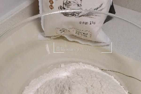 石磨面粉油饼的做法图解1