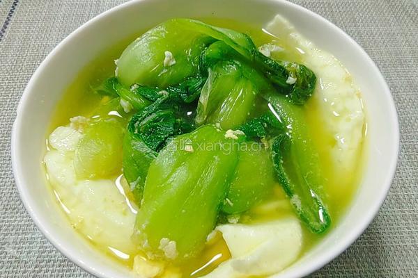 荷包蛋青菜汤的做法图解6