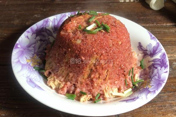 腐竹蒸米粉的做法图解9