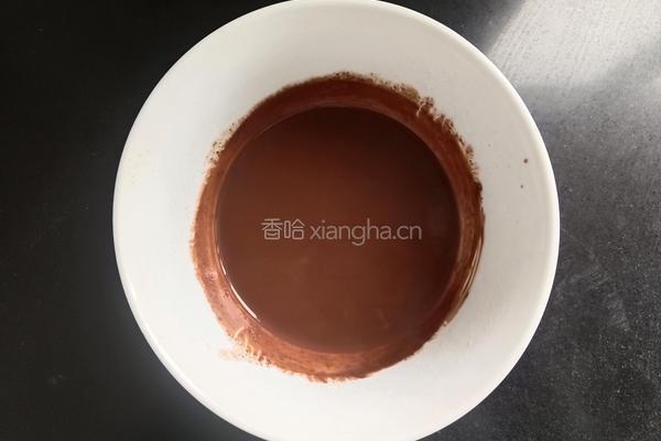 无油无糖可可纯素小蛋糕的做法图解4