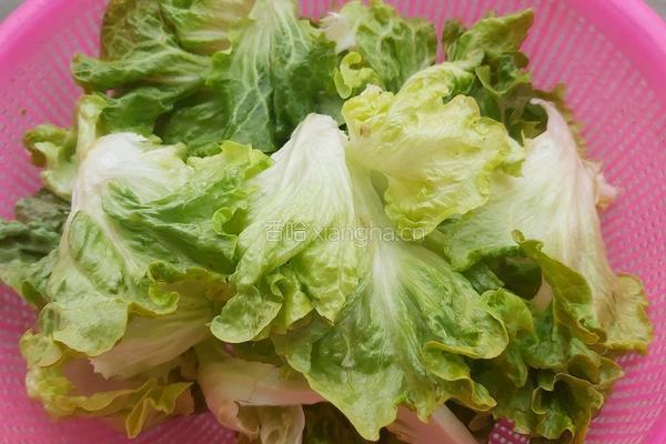 蒜蓉生菜的做法图解1