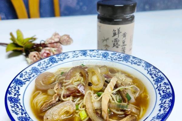 肚丝落锅面的做法图解8
