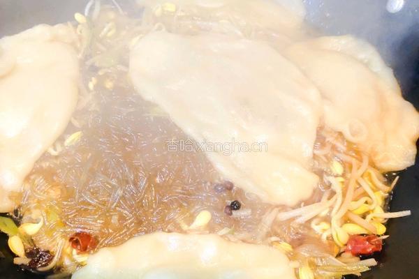 豆芽粉丝贴喝饼的做法图解19