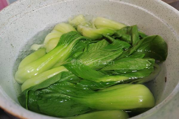 黑豆香菇小油菜的做法图解9