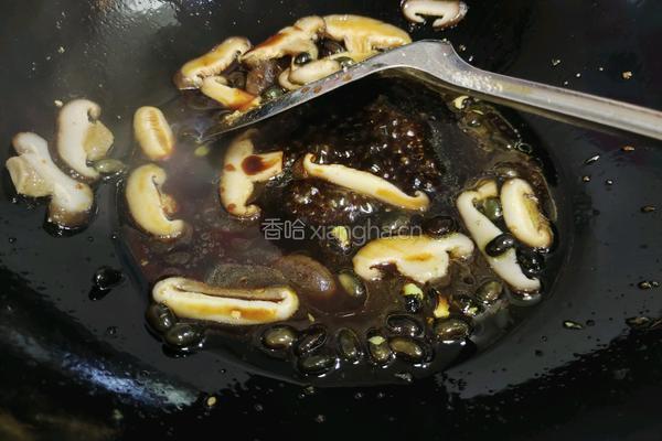 黑豆香菇小油菜的做法图解13
