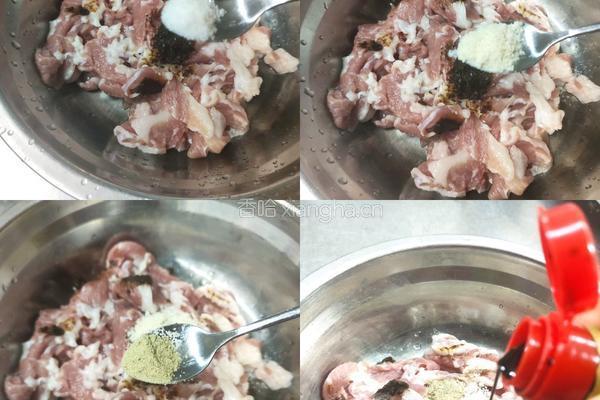 黄豆酱炒肉的做法图解3