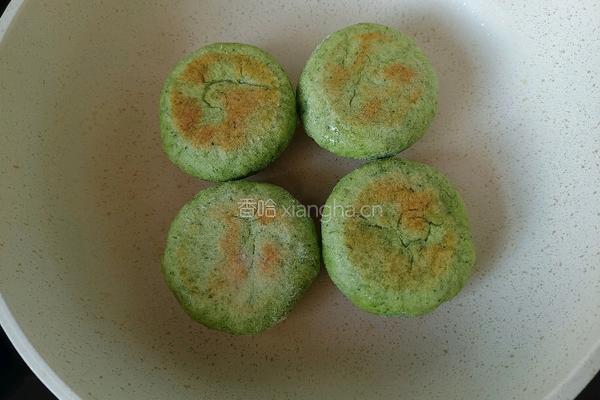菠菜发面小饼的做法图解12