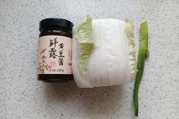 酱炒白菜的做法图解2