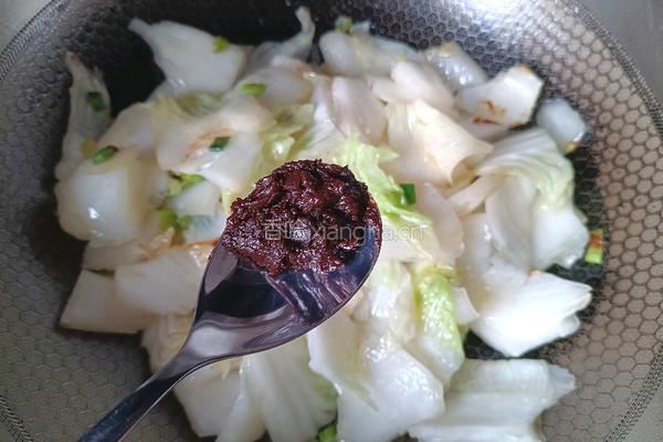 酱炒白菜的做法图解7