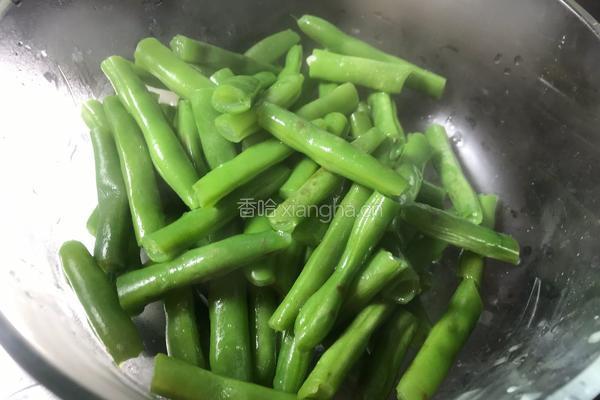 酱香四季豆的做法图解4