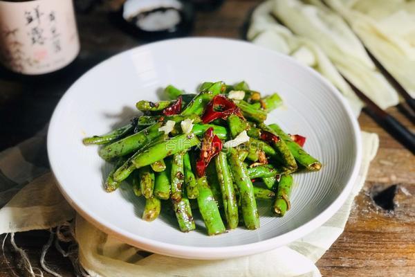 酱香四季豆的做法图解8